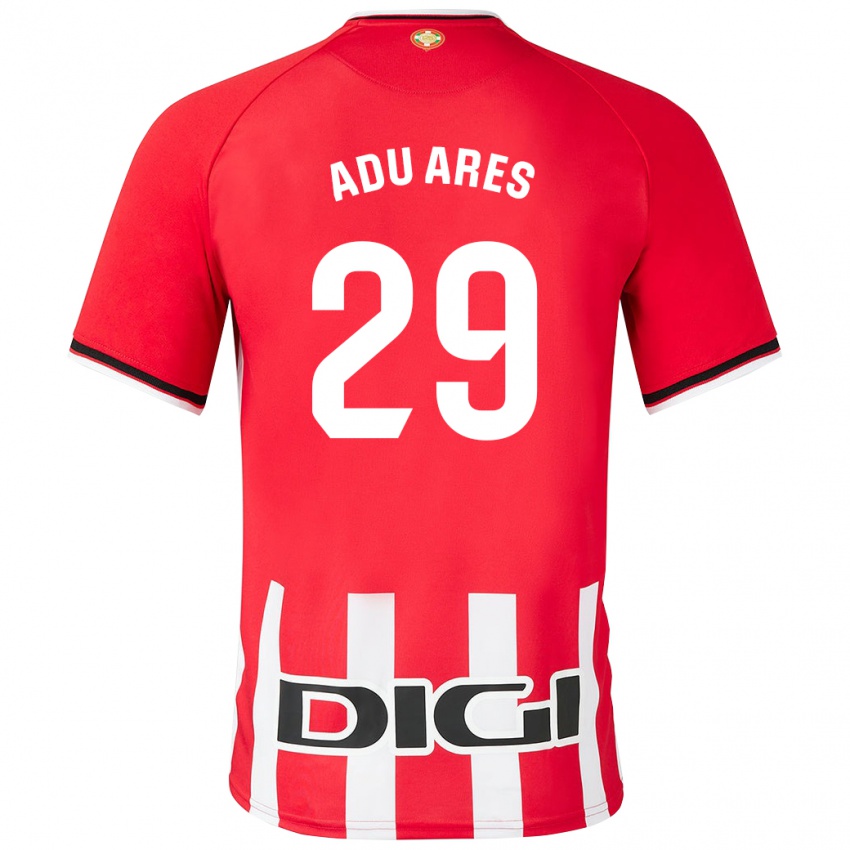 Niño Camiseta Adu Ares #29 Rojo 1ª Equipación 2023/24 La Camisa Perú