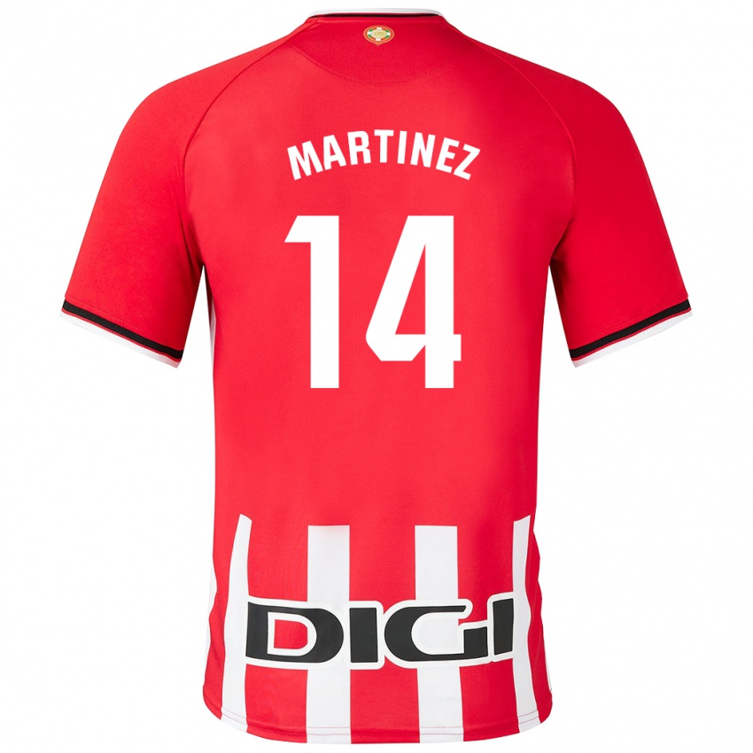 Niño Camiseta Pablo Martínez #14 Rojo 1ª Equipación 2023/24 La Camisa Perú