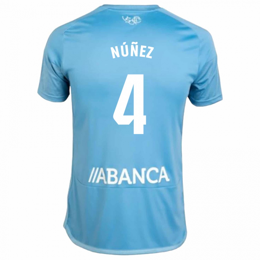 Niño Camiseta Unai Núñez #4 Azul 1ª Equipación 2023/24 La Camisa Perú