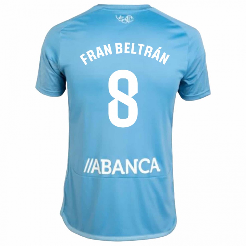 Niño Camiseta Fran Beltrán #8 Azul 1ª Equipación 2023/24 La Camisa Perú