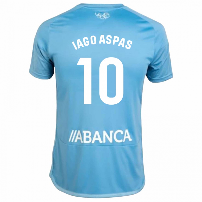 Niño Camiseta Iago Aspas #10 Azul 1ª Equipación 2023/24 La Camisa Perú