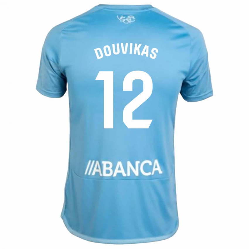 Niño Camiseta Anastasios Douvikas #12 Azul 1ª Equipación 2023/24 La Camisa Perú