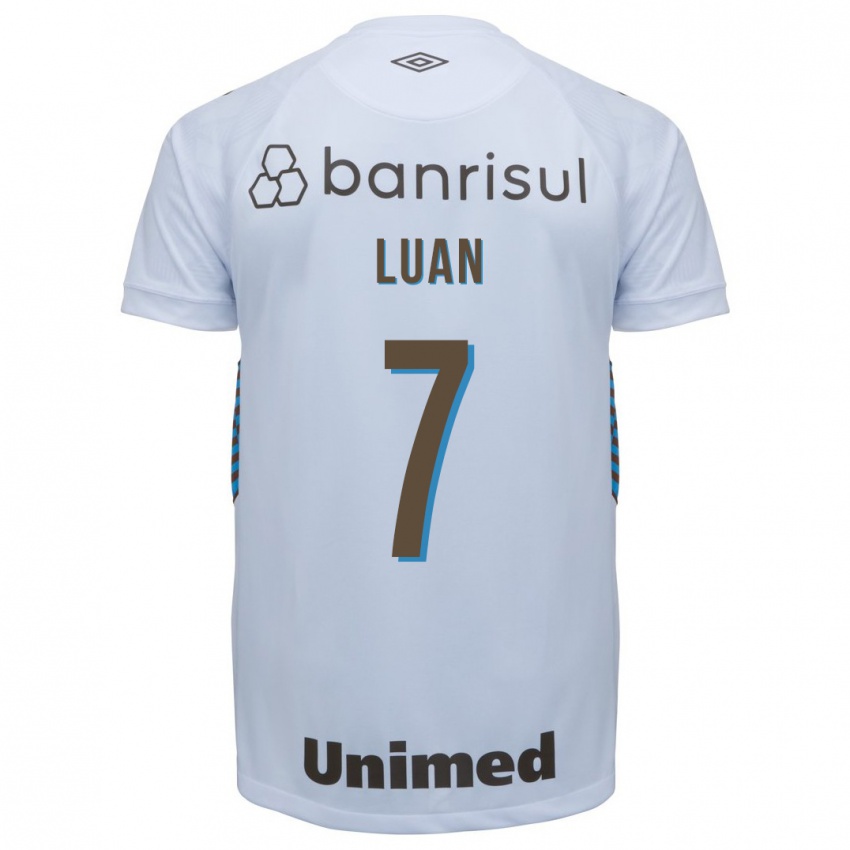 Niño Camiseta Luan #7 Blanco 2ª Equipación 2023/24 La Camisa Perú