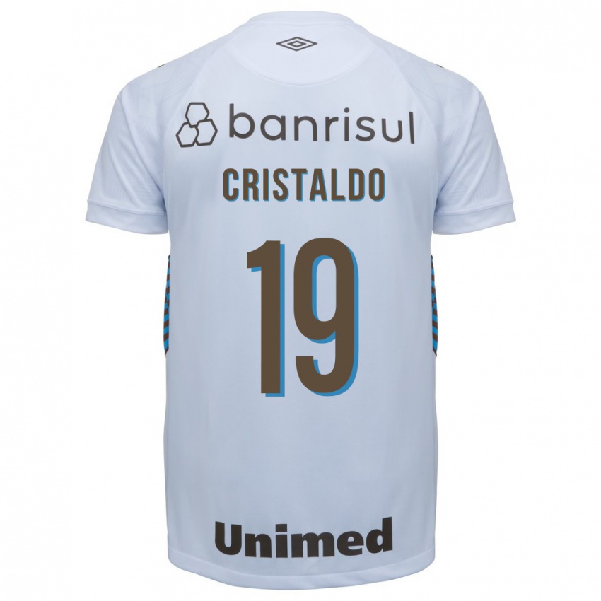 Niño Camiseta Franco Cristaldo #19 Blanco 2ª Equipación 2023/24 La Camisa Perú