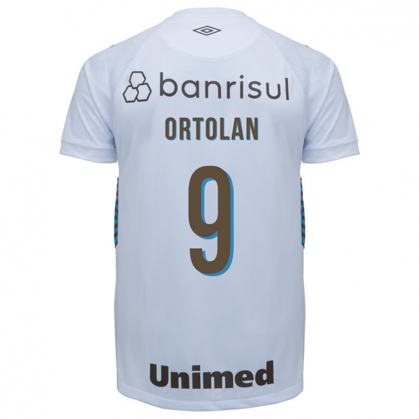 Niño Camiseta Dani Ortolan #9 Blanco 2ª Equipación 2023/24 La Camisa Perú