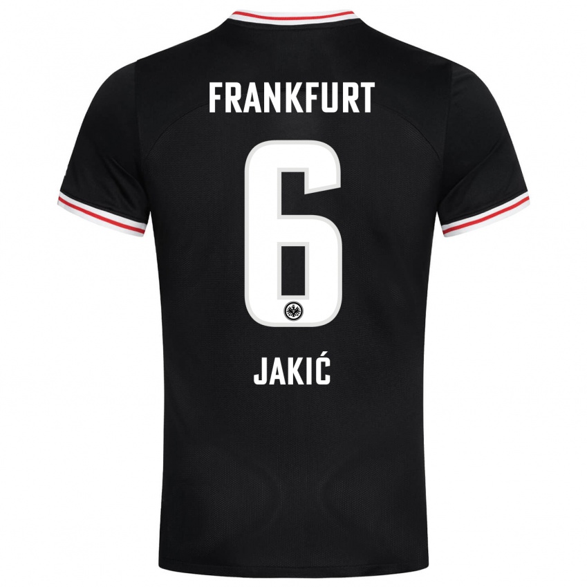 Niño Camiseta Kristijan Jakic #6 Negro 2ª Equipación 2023/24 La Camisa Perú