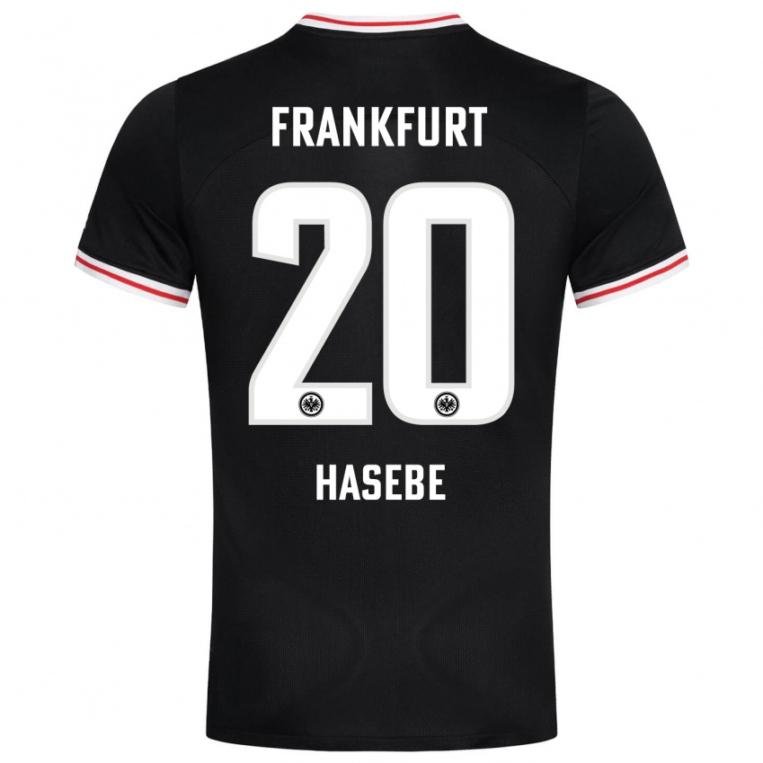 Niño Camiseta Makoto Hasebe #20 Negro 2ª Equipación 2023/24 La Camisa Perú