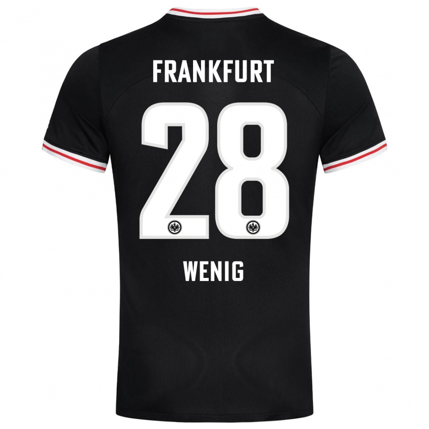Niño Camiseta Marcel Wenig #28 Negro 2ª Equipación 2023/24 La Camisa Perú