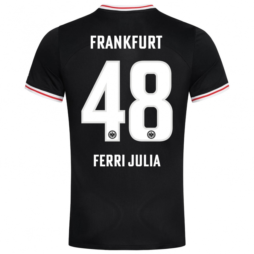 Niño Camiseta Nacho Ferri #48 Negro 2ª Equipación 2023/24 La Camisa Perú