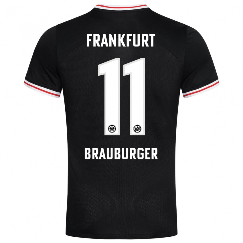 Niño Camiseta Maximilian Brauburger #11 Negro 2ª Equipación 2023/24 La Camisa Perú