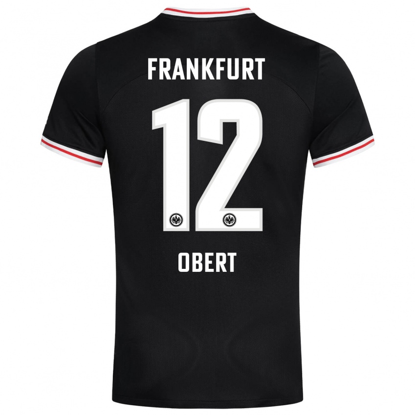 Niño Camiseta Yuriy Obert #12 Negro 2ª Equipación 2023/24 La Camisa Perú