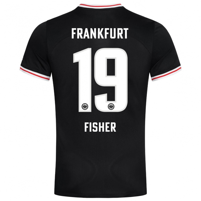 Niño Camiseta Ben-Luca Fisher #19 Negro 2ª Equipación 2023/24 La Camisa Perú