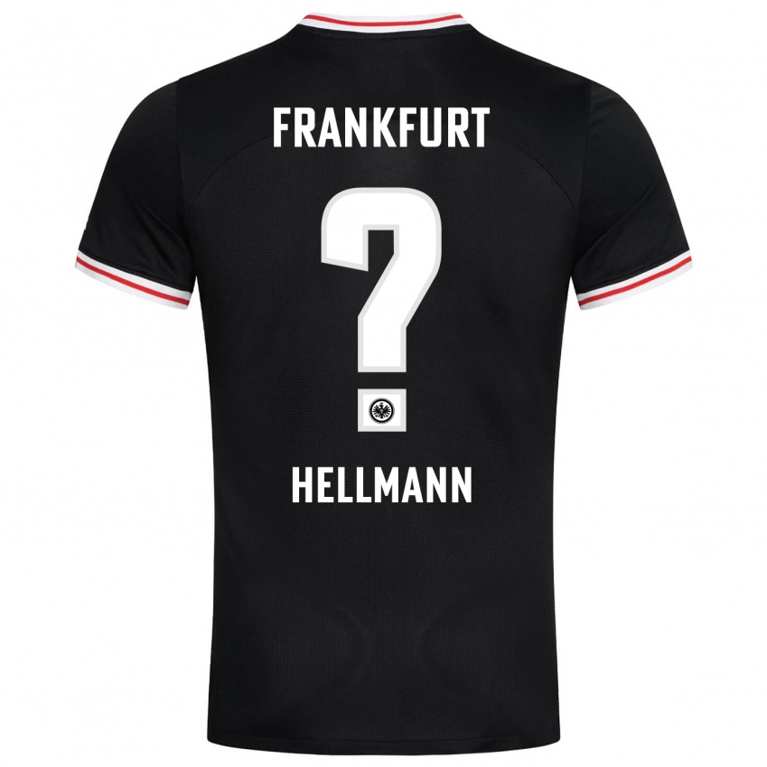 Niño Camiseta Melvin Hellmann #0 Negro 2ª Equipación 2023/24 La Camisa Perú