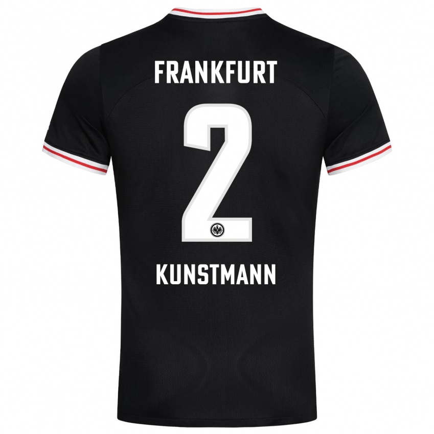 Niño Camiseta Kelvin Kunstmann #2 Negro 2ª Equipación 2023/24 La Camisa Perú