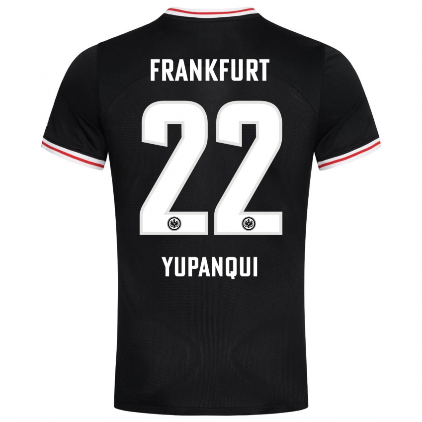 Niño Camiseta Philipp Eisele Yupanqui #22 Negro 2ª Equipación 2023/24 La Camisa Perú