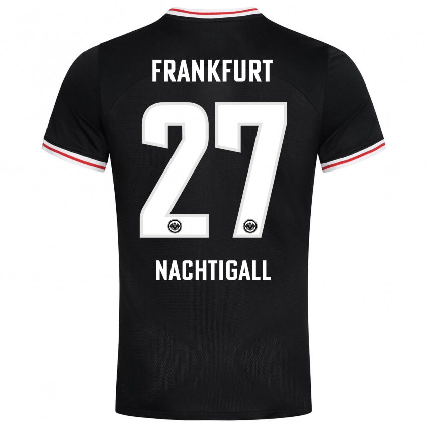 Niño Camiseta Sophie Nachtigall #27 Negro 2ª Equipación 2023/24 La Camisa Perú