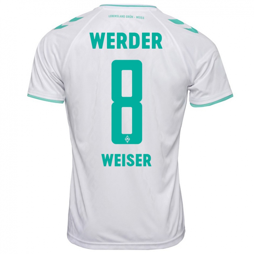 Niño Camiseta Mitchell Weiser #8 Blanco 2ª Equipación 2023/24 La Camisa Perú