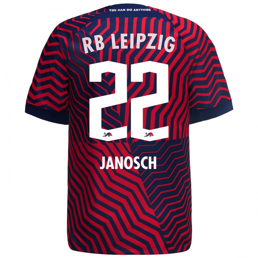 Niño Camiseta Luca Janosch #22 Azul Rojo 2ª Equipación 2023/24 La Camisa Perú