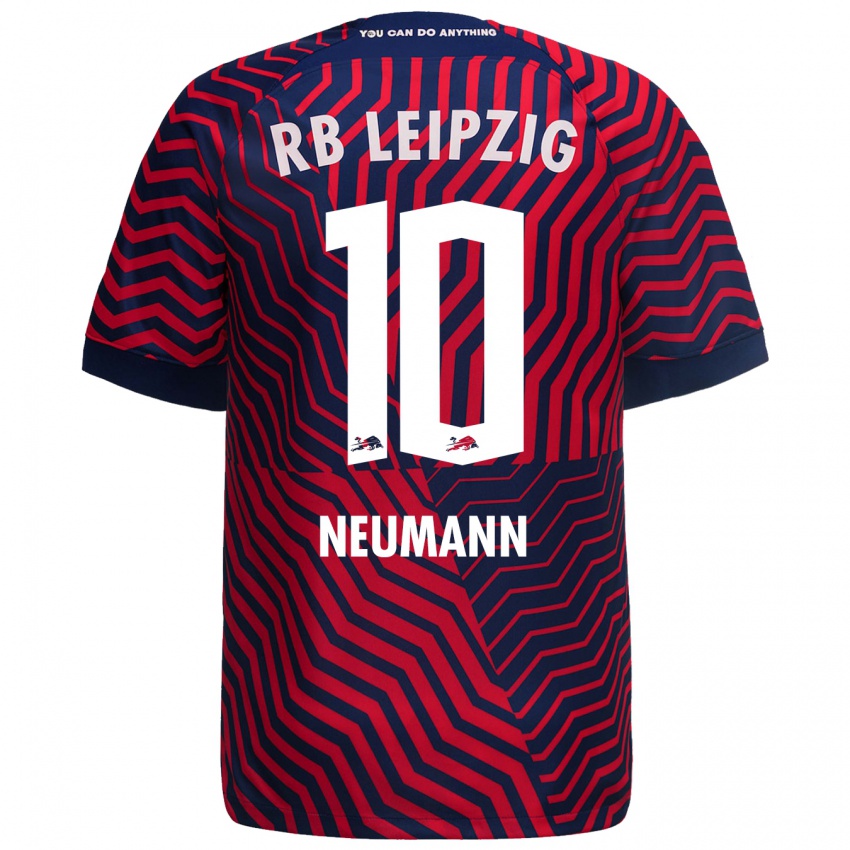 Niño Camiseta Cenny Neumann #10 Azul Rojo 2ª Equipación 2023/24 La Camisa Perú