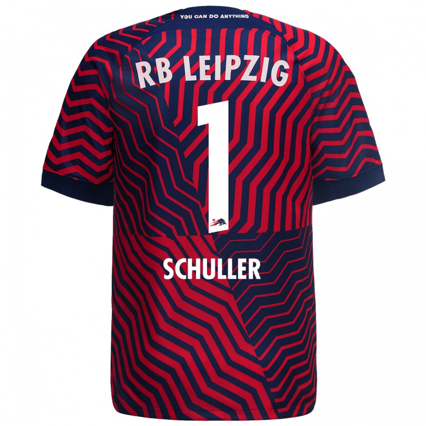 Niño Camiseta Gina Schüller #1 Azul Rojo 2ª Equipación 2023/24 La Camisa Perú