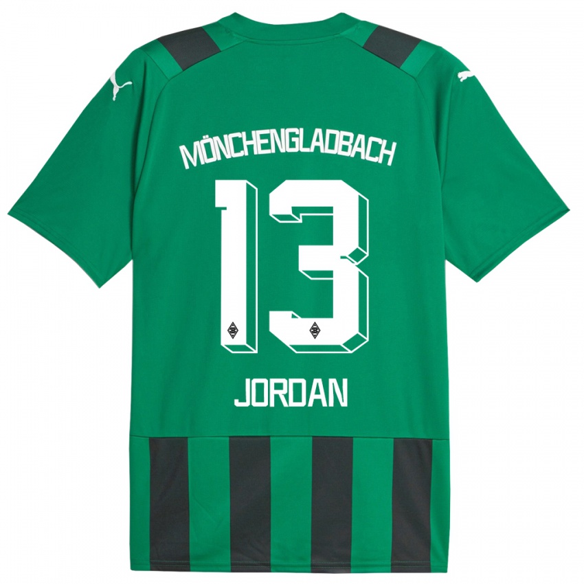 Niño Camiseta Jordan #13 Verde Negro 2ª Equipación 2023/24 La Camisa Perú