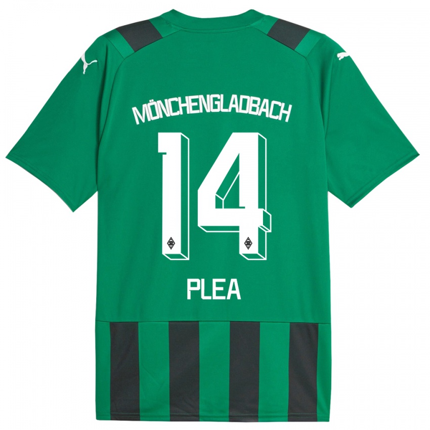 Niño Camiseta Alassane Plea #14 Verde Negro 2ª Equipación 2023/24 La Camisa Perú