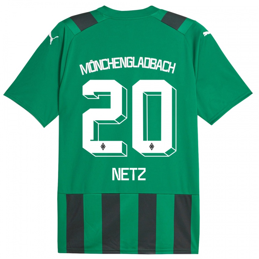 Niño Camiseta Luca Netz #20 Verde Negro 2ª Equipación 2023/24 La Camisa Perú