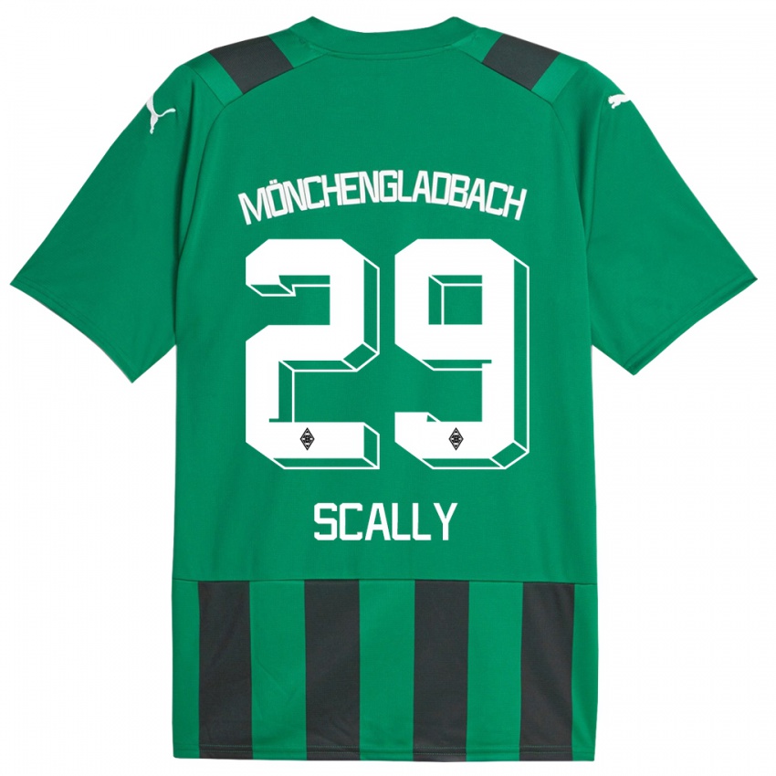 Niño Camiseta Joe Scally #29 Verde Negro 2ª Equipación 2023/24 La Camisa Perú