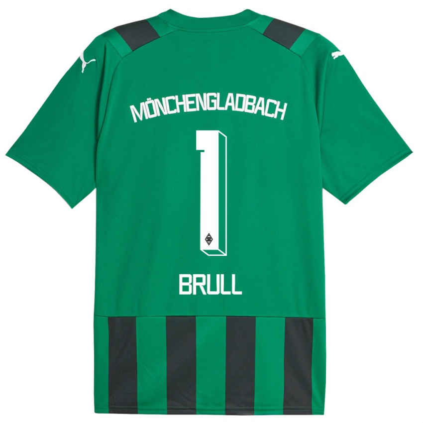 Niño Camiseta Maximilian Brüll #1 Verde Negro 2ª Equipación 2023/24 La Camisa Perú