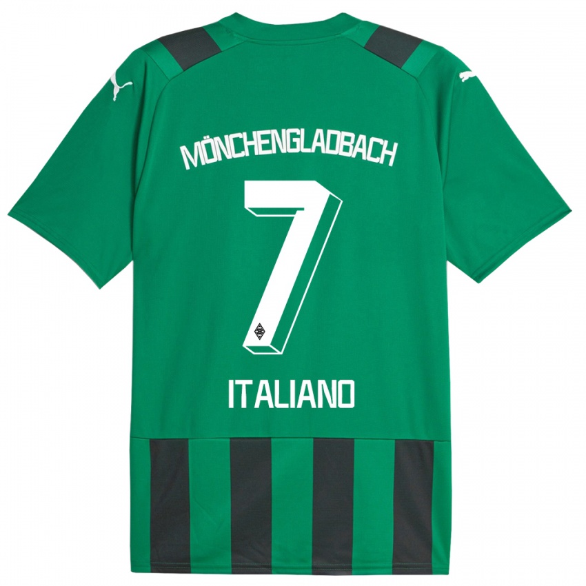 Niño Camiseta Jacob Italiano #7 Verde Negro 2ª Equipación 2023/24 La Camisa Perú