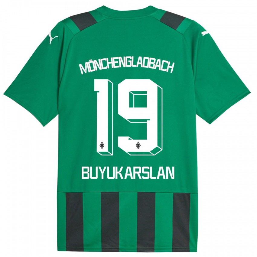 Niño Camiseta Oguzcan Büyükarslan #19 Verde Negro 2ª Equipación 2023/24 La Camisa Perú