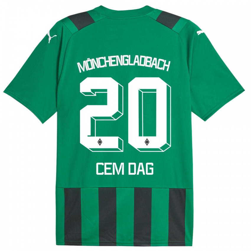 Niño Camiseta Cem Dag #20 Verde Negro 2ª Equipación 2023/24 La Camisa Perú