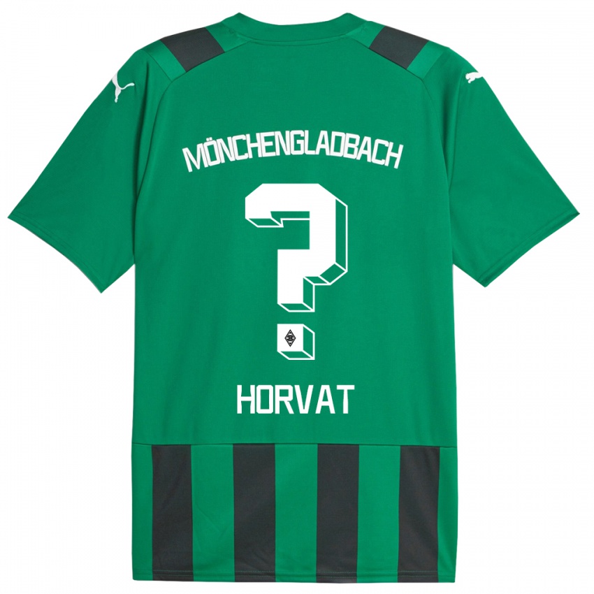 Niño Camiseta Niko Horvat #0 Verde Negro 2ª Equipación 2023/24 La Camisa Perú