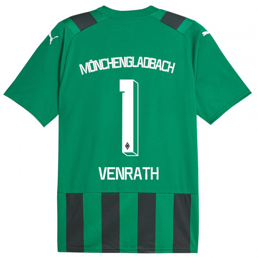 Niño Camiseta Lisa Venrath #1 Verde Negro 2ª Equipación 2023/24 La Camisa Perú