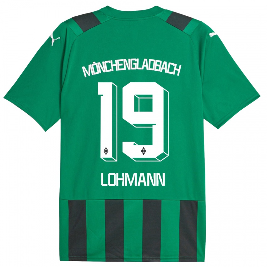 Niño Camiseta Mona Lohmann #19 Verde Negro 2ª Equipación 2023/24 La Camisa Perú