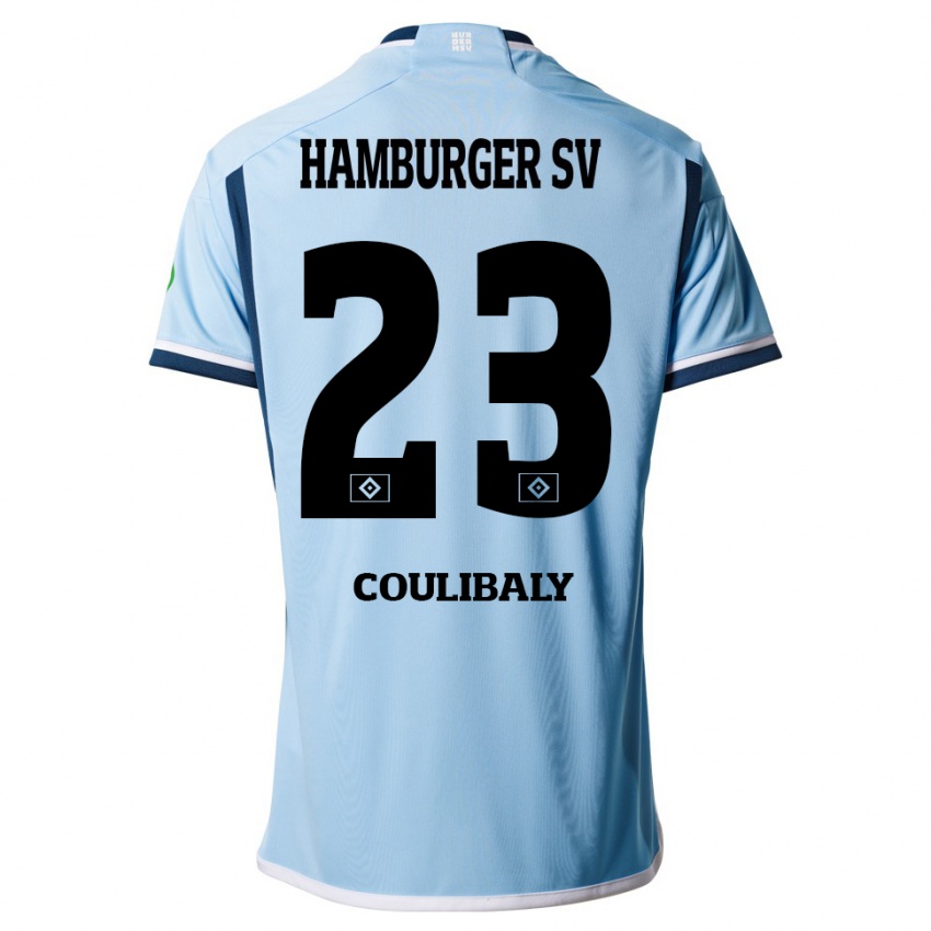 Niño Camiseta Karim Coulibaly #23 Azul 2ª Equipación 2023/24 La Camisa Perú