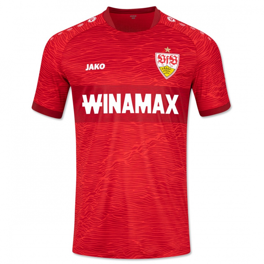 Niño Camiseta Leonhard Münst #13 Rojo 2ª Equipación 2023/24 La Camisa Perú