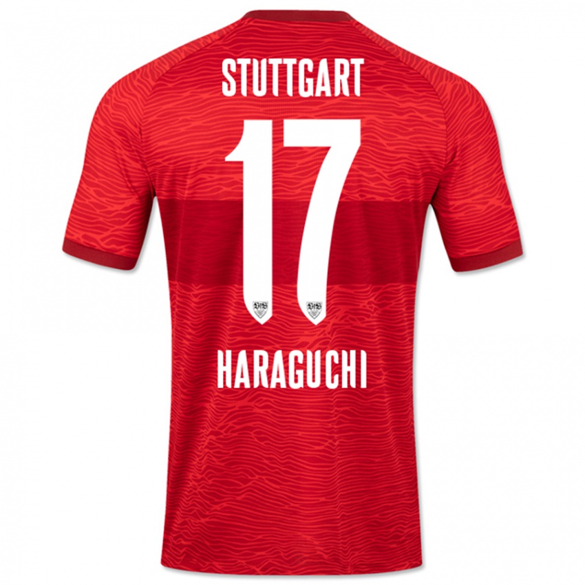 Niño Camiseta Genki Haraguchi #17 Rojo 2ª Equipación 2023/24 La Camisa Perú