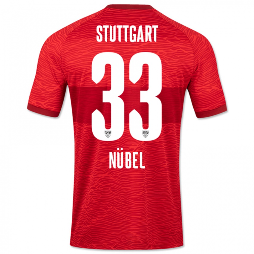 Niño Camiseta Alexander Nübel #33 Rojo 2ª Equipación 2023/24 La Camisa Perú