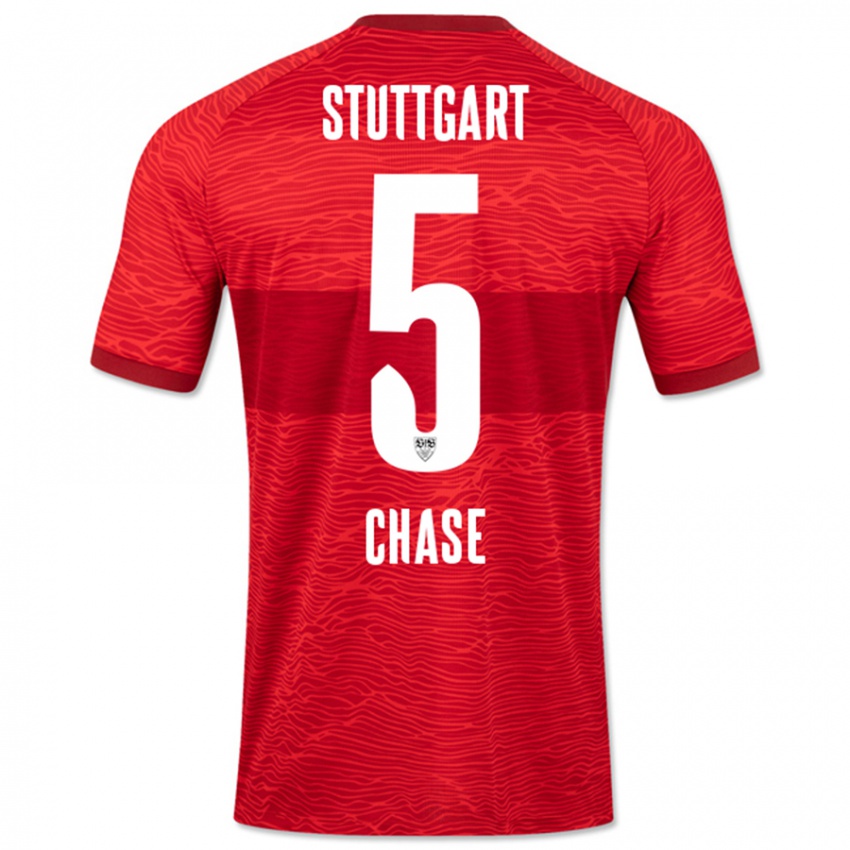 Niño Camiseta Anrie Chase #5 Rojo 2ª Equipación 2023/24 La Camisa Perú