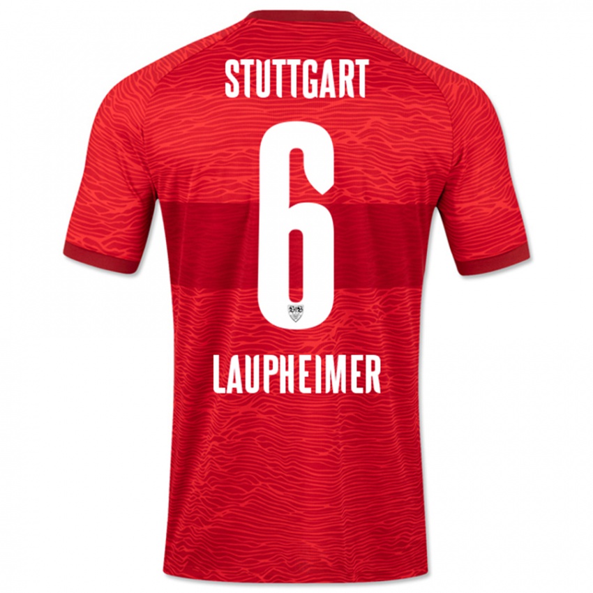 Niño Camiseta Lukas Laupheimer #6 Rojo 2ª Equipación 2023/24 La Camisa Perú