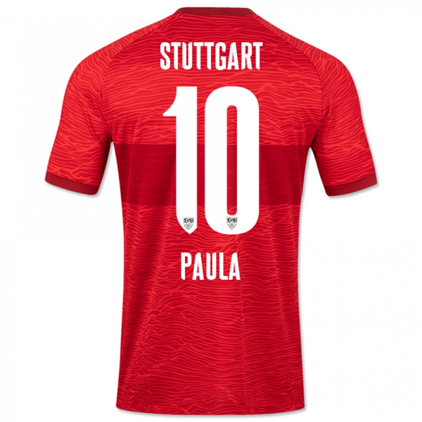 Niño Camiseta Raul Paula #10 Rojo 2ª Equipación 2023/24 La Camisa Perú