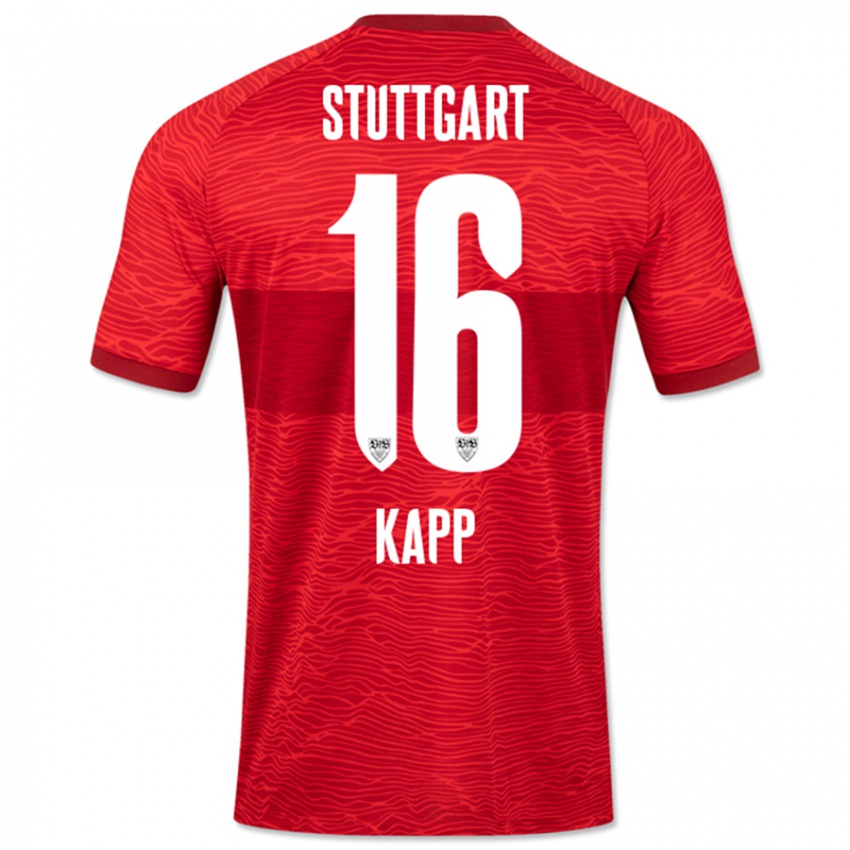 Niño Camiseta Patrick Kapp #16 Rojo 2ª Equipación 2023/24 La Camisa Perú