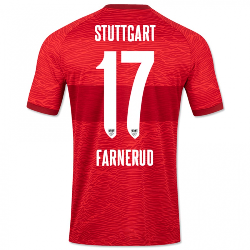 Niño Camiseta Colin Farnerud #17 Rojo 2ª Equipación 2023/24 La Camisa Perú