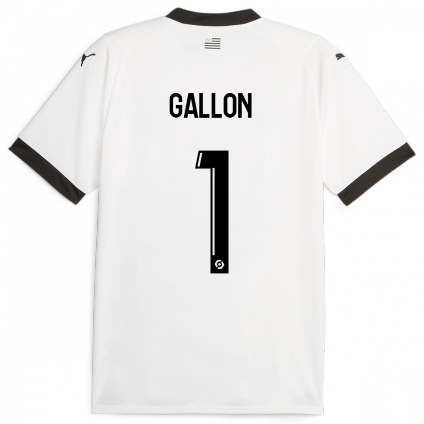 Niño Camiseta Gauthier Gallon #1 Blanco 2ª Equipación 2023/24 La Camisa Perú