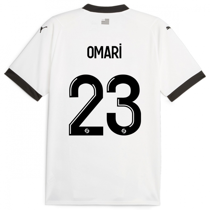 Niño Camiseta Warmed Omari #23 Blanco 2ª Equipación 2023/24 La Camisa Perú