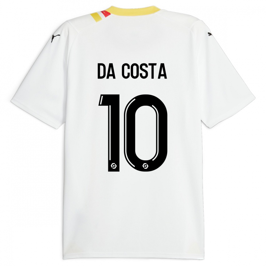 Niño Camiseta David Pereira Da Costa #10 Negro 2ª Equipación 2023/24 La Camisa Perú