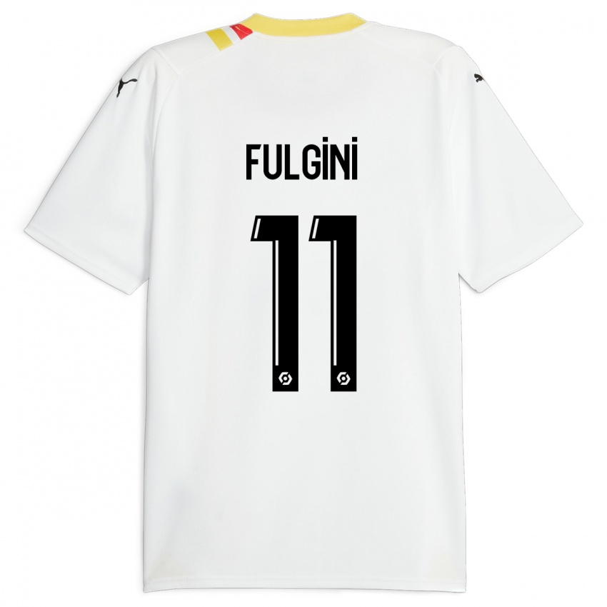 Niño Camiseta Angelo Fulgini #11 Negro 2ª Equipación 2023/24 La Camisa Perú