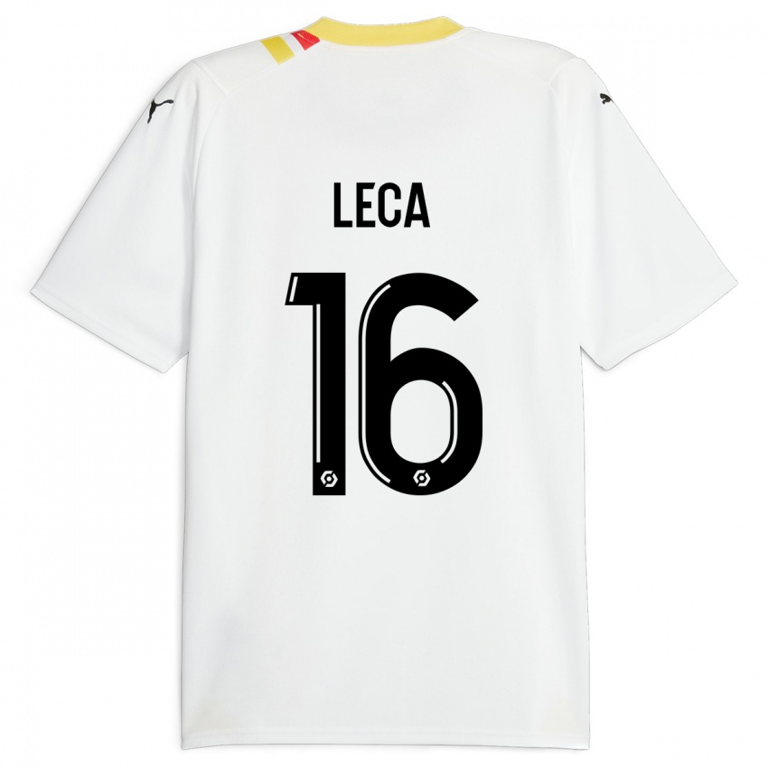 Niño Camiseta Jean-Louis Leca #16 Negro 2ª Equipación 2023/24 La Camisa Perú