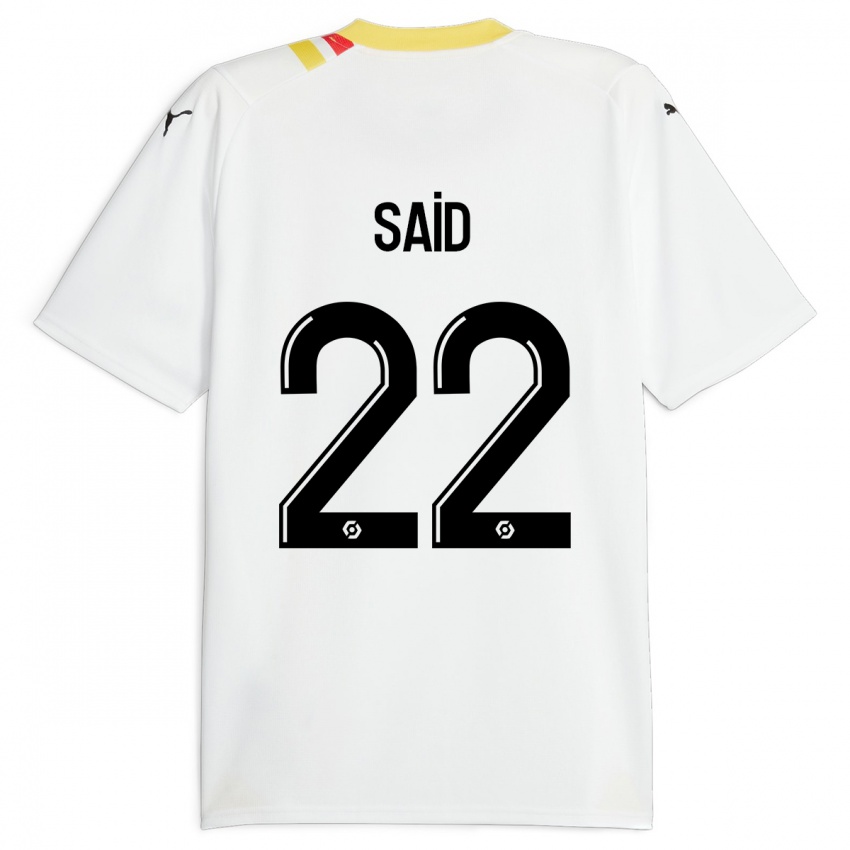 Niño Camiseta Wesley Saïd #22 Negro 2ª Equipación 2023/24 La Camisa Perú